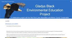 Desktop Screenshot of gladysblackeagle.org
