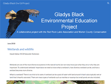Tablet Screenshot of gladysblackeagle.org